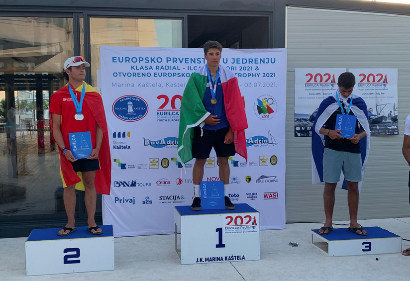 TRES PLATAS PARA REGATISTAS BALEARES EN EL EUROPEO DE ILCA 6 SUB-19